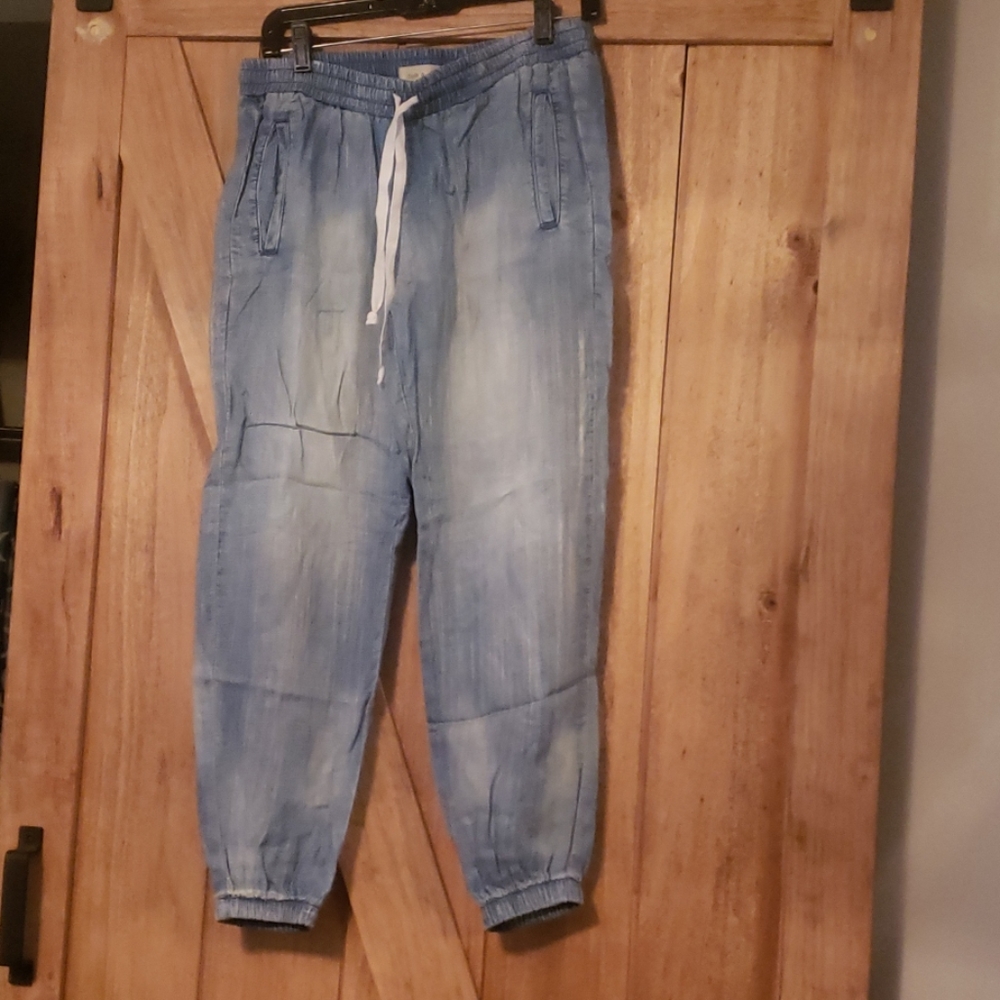 Jean joggers